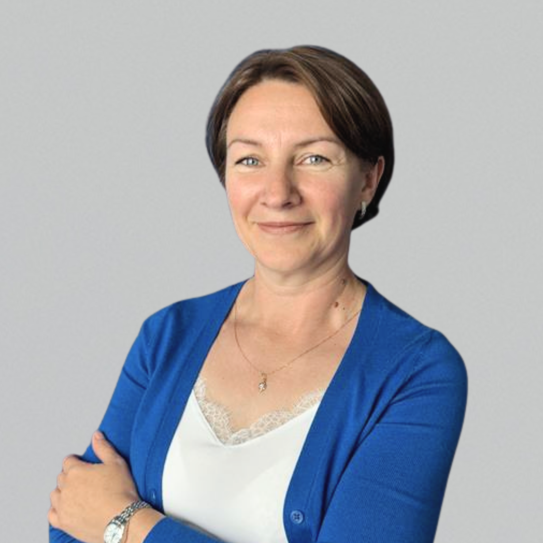 Tamara Maksunova, Auszubildende, in einem professionellen Porträt.